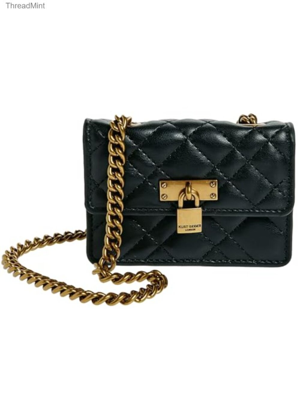 Kurt Geiger London Micro Brixton Leather Shoulder Bag